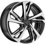 MSW 60 Gloss Black Full Polished 7,5x17 5x112 ET46 CB57,1 R13 725 kg W19436008E56