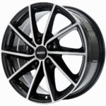 Alutec Singa diamond-black frontpolished 6,5x16 5x112 ET41 CB57,1 R13 710 kg SIN65641V23-1