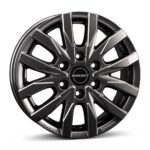 Borbet CW6 mistral anthracite glossy 6,5x16 6x130 ET62 CB84,1 60° 1350 kg 497485