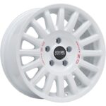 OZ Racing Rally Raid Race White Red Lettering 8,5x18 5x130 ET48 CB71,6 R14 950 kg W01C0115733