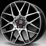 Momo REVENGE EVO 2.0 Matt Black Polished 8x18 5x112 ET45 CB72,3 60° 700 kg W2RE80845512E