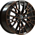 Fondmetal 1972 Black Clearcoat Matt Bronze Machined 9x21 5x112 ET38 CB66,6 60° 1050 kg RF19195