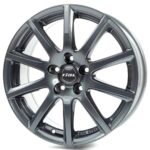 Rial Milano titanium 6,5x15 4x100 ET38 CB63,3 60° 610 kg MI65538A22-5