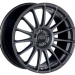 OZ Racing Superturismo LM Matt Graphite Silver Lettering 8x18 5x112 ET45 CB66,6 60° 680 kg W0185400646