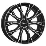 AEZ Toronto dark Black/polished 8,5x20 5x112 ET35 CB66,6 60° 835 kg ATR0L8BP35E