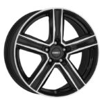 Dezent KG dark Black/polished 6,5x18 5x114.3 ET32 CB66,1 60° 780 kg TKGR0BP32E