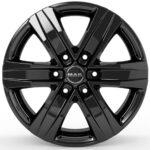 MAK Stone 6 Gloss Black 8x18 6x139.7 ET15 CB106,1 Flat 1215 kg F80806TGB15VH2X